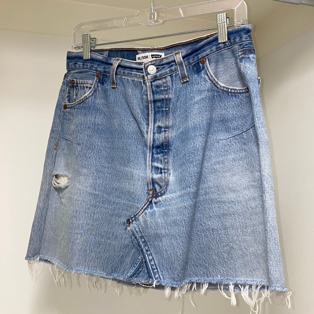 Re/done x Levi Denim Mini skirt